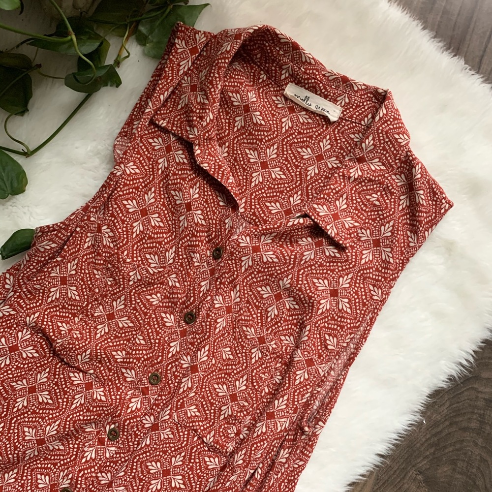 Molly Green boho Dress SZ L - Picture 3 of 4